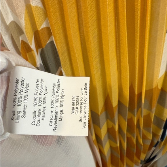 PANKAJ & NIDHI Norma Pleated Maxi Dress 4P - Picture 13 of 13